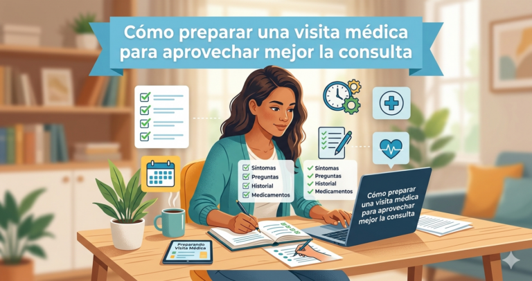 Cómo preparar una visita médica para aprovechar mejor la consulta