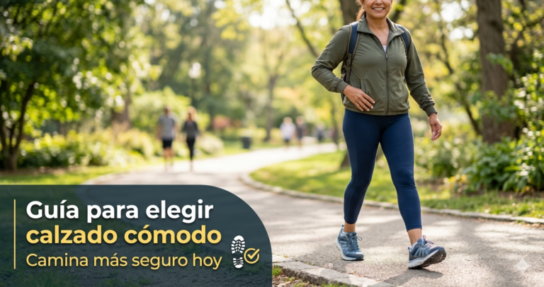 Cómo elegir calzado cómodo para caminar más seguro