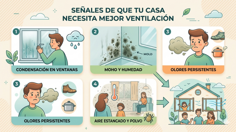 Señales de que tu casa necesita mejor ventilación