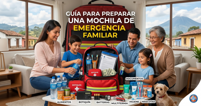 Guía para preparar una mochila de emergencia familiar