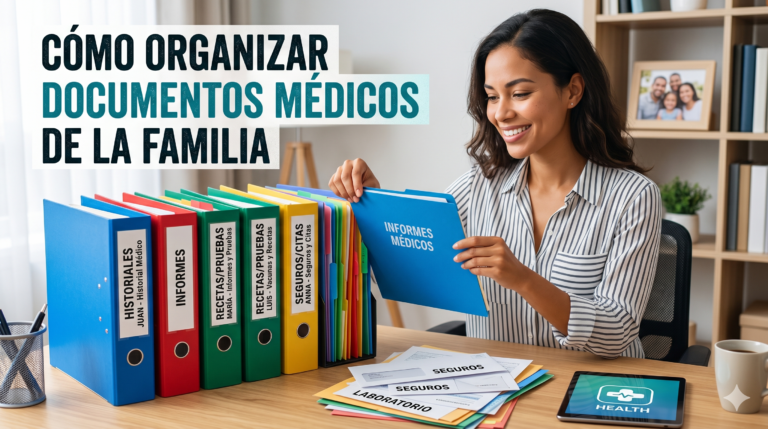 Cómo organizar documentos médicos de la familia