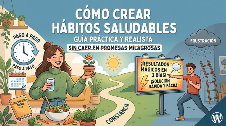 Cómo crear hábitos saludables sin caer en promesas milagrosas
